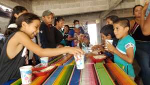 children eating