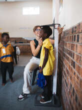 Measuring taking place