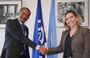 IOM Head of protection and the CEO of USA for IOM