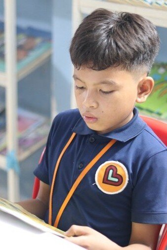 Reading at the Library