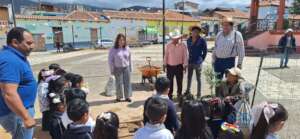 Urban forest planting by local families