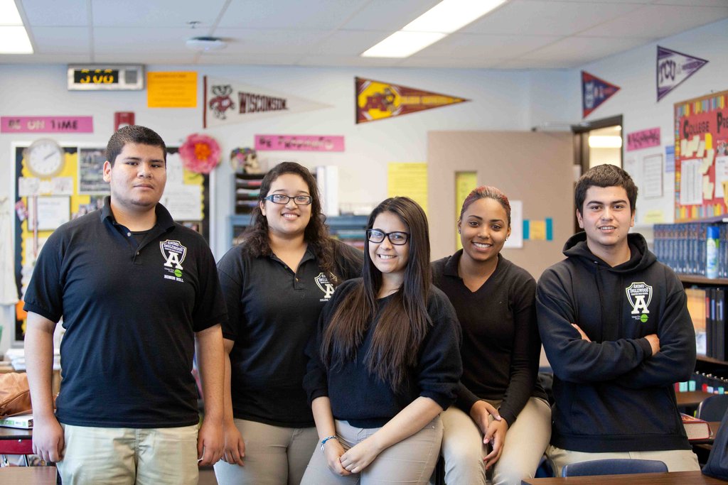 A few of our first academic-year students!