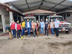 Red Cross with our Community Health Workers