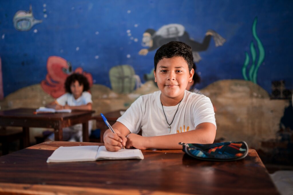 Alberto writing letter