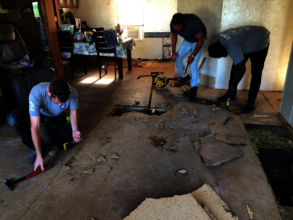 Flooded floor replacement