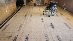 Floor made ADA safe