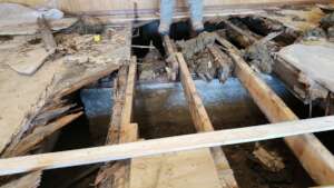 Floor damages from flooding