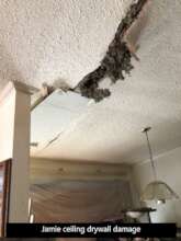 Ceiling damage