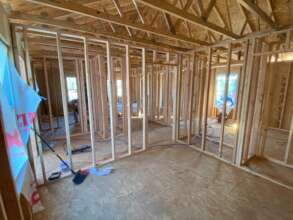 Interior wall build