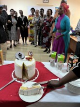 Trainees celebrate completing training