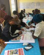 Group work during the training