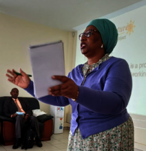 Flora Malasi advocates at Show-case event
