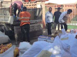 Essential materials made ready distribution