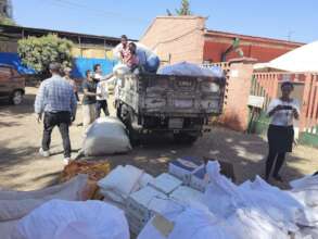 Essential materials made ready distribution
