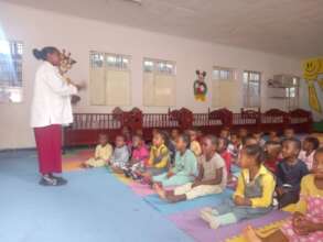 partial picture of  children sheltered in MHO