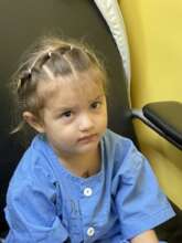 Little patient mending well after surgery