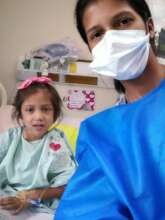 Elena, 7, had two ventricle outlets.