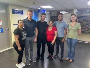 Dr. Griffiths and Dr. Mistry with parents