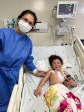Mis, after surgery in Paraguay