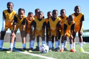 Beneficiaries among the first to play on the turf