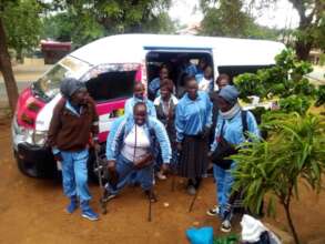 MWDG team arrive for volleyball tournament