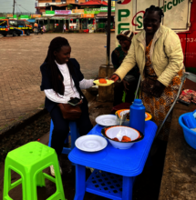 Cafe enterprise in bus station