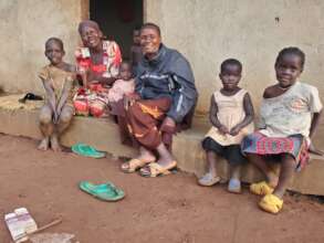 Patricia is caring for children in her new home.