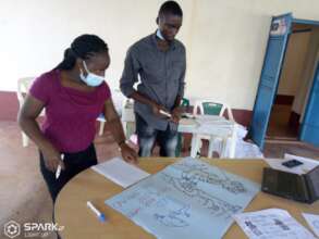 Young people create health messages.