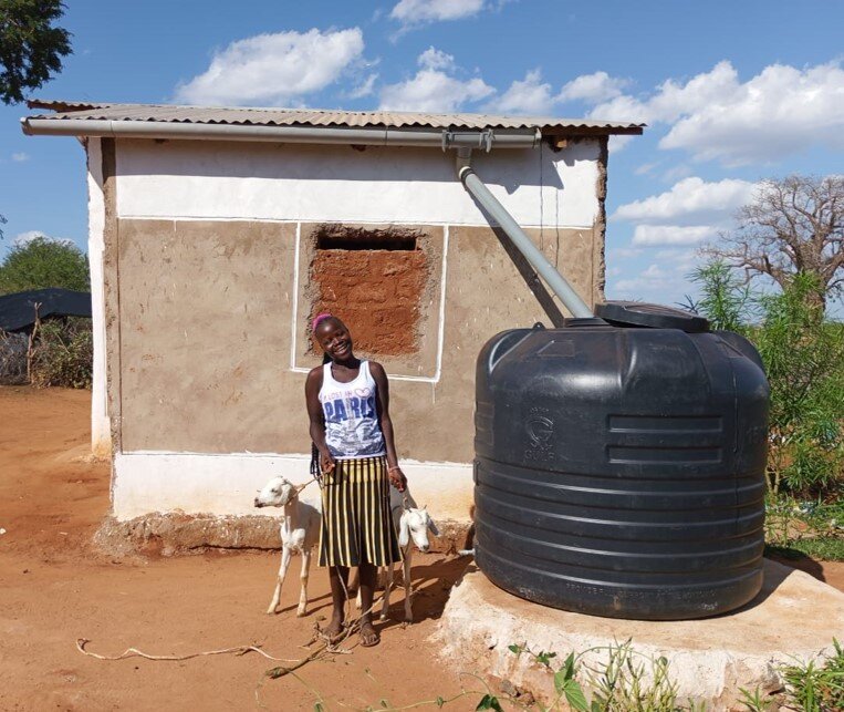 Goat keeping and safe water for disabled people
