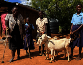 Goat-rearing & water for people with disabilities