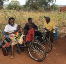 Home visits to families with disabilities.