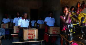Training young women in tailoring and dressmaking