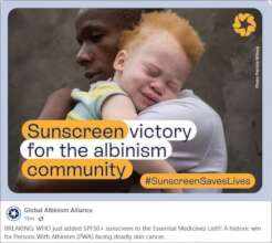 Sunscreen now on the WHO essential medicines list