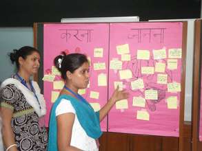 Bani speaking at the Women's Rights conference