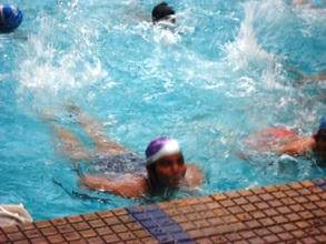 Pinky swimming