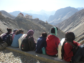 Lunch on a mountain top