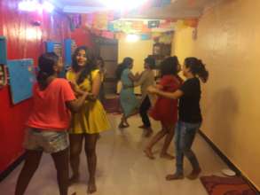 When the music starts, silly dancing happens!