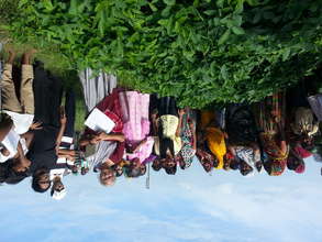 Visiting landless farmers
