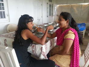 Sheetal and her mom