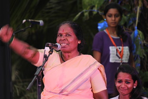 Sheetal Feels Nervous as She is Announced to Speak