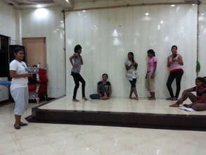 Theater rehearsal
