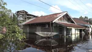Flashflood in West Kalimantan