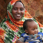 Nimo, a 25-year-old mother in Kenya