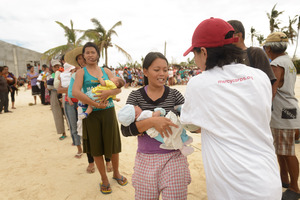 Food relief for mothers and young children