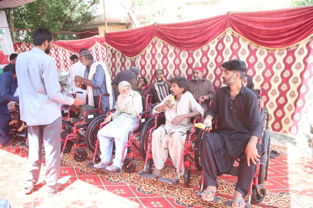 Gift of mobility to 60 persons with disabilities