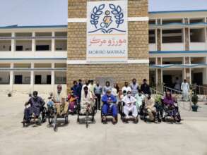 Wheelchair distribution ceremony in Sujawal, Sindh