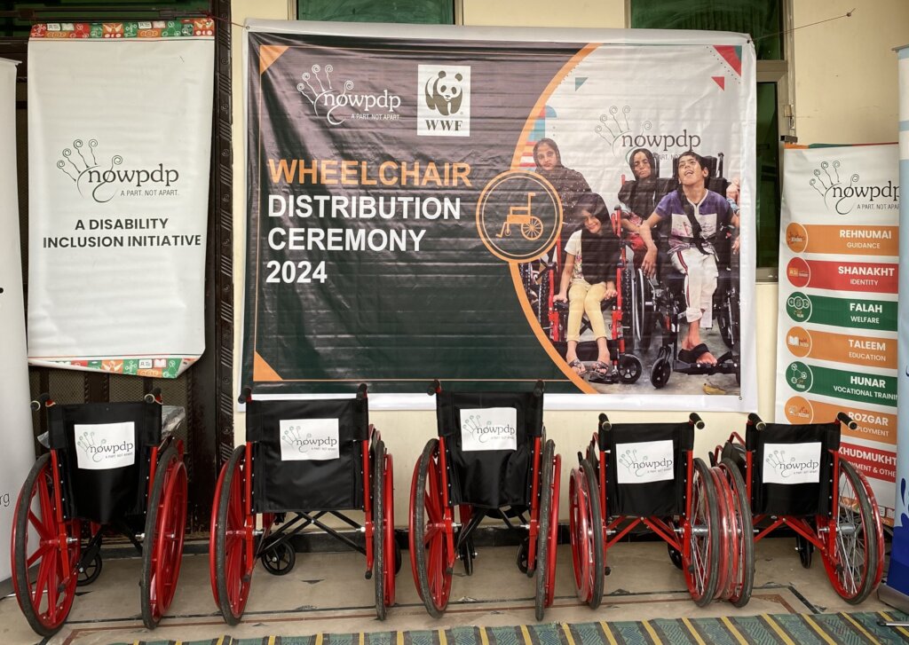 Gift of mobility to 60 persons with disabilities