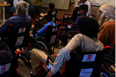Gift of mobility to 60 persons with disabilities