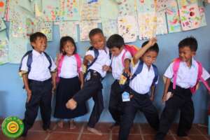 Provide preschool to 10 Cambodians for a year