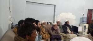 awareness session with the community members
